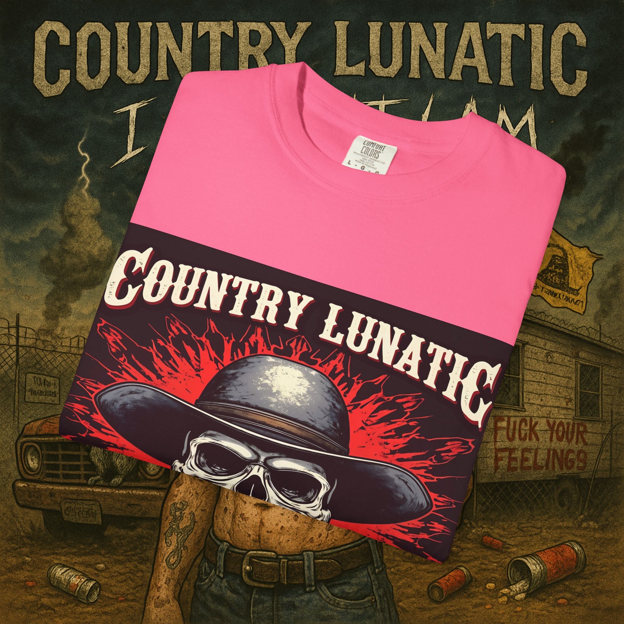 Country Lunatics Unisex T-shirt - For the Country Lunatic Fams