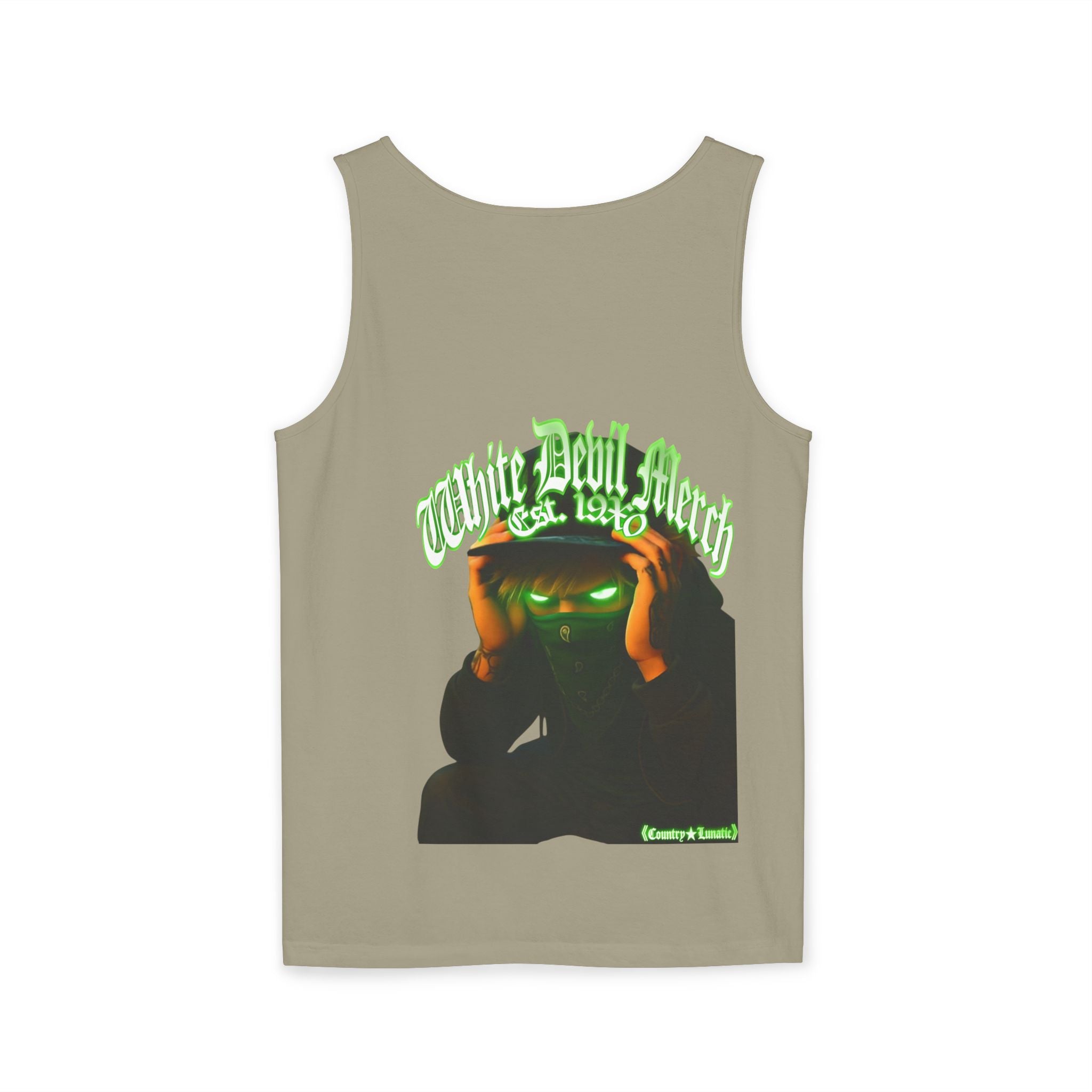 Tank Top White Gorilla Wife Beater Tank Unisex Garment-Dyed Collection