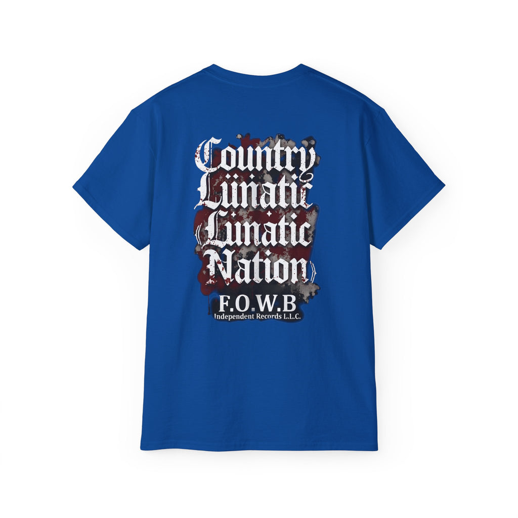 Country Lunatic Band Tee — "Lunatic Nation" Independent Records Shirt