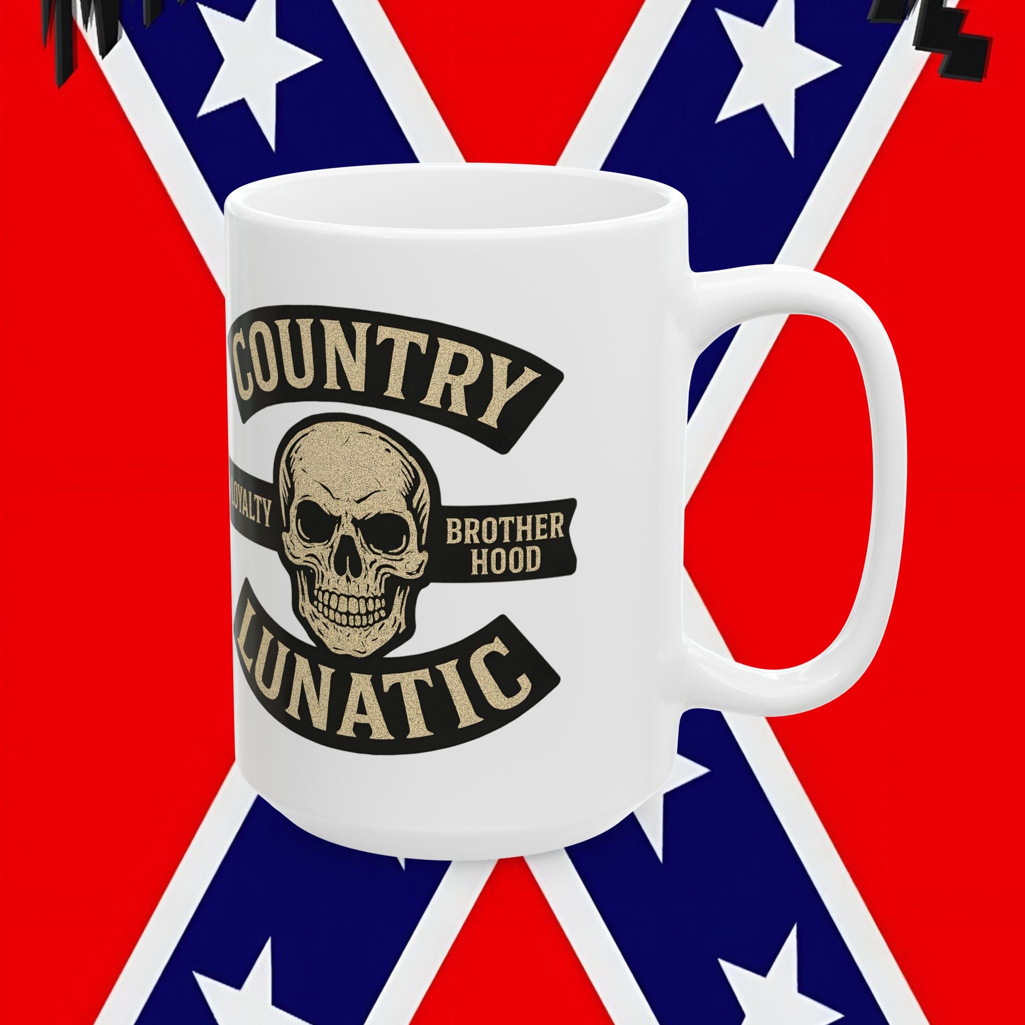 Funny Country Lunatic Mug - Certified Big Dick, 11oz & 15oz Ceramic Coffee Cup