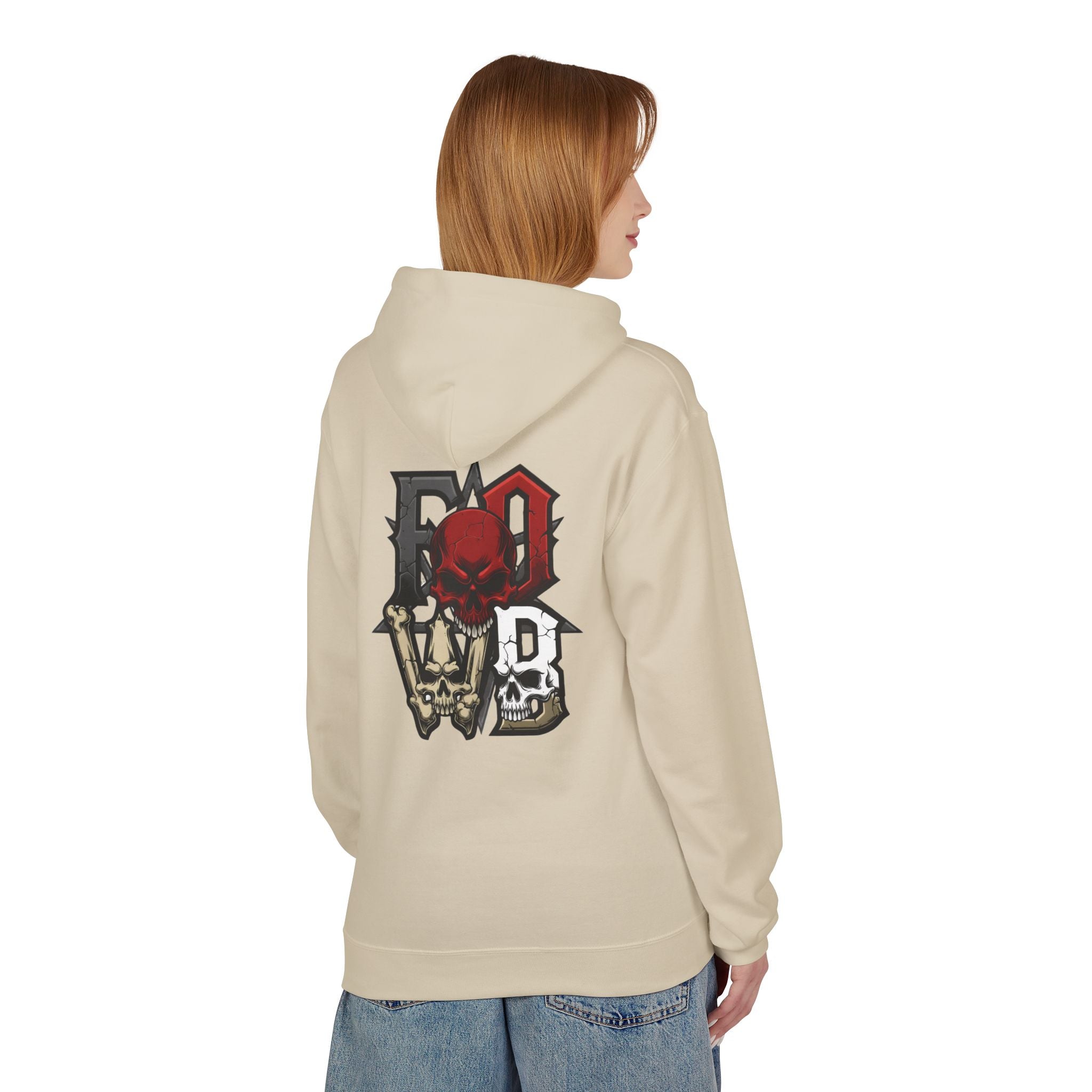 F.O.W.B. Back Art Hoodie — Graphic Midweight Fleece Sweatshirt