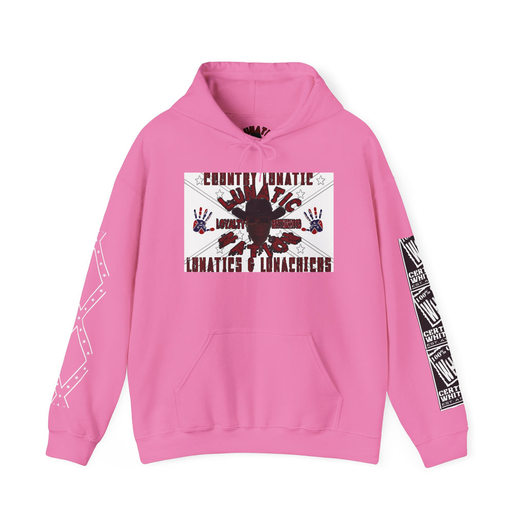 Country Lunatic Unisex Heavy Blend™ Hooded Sweatshirt - Unique Graphic Design