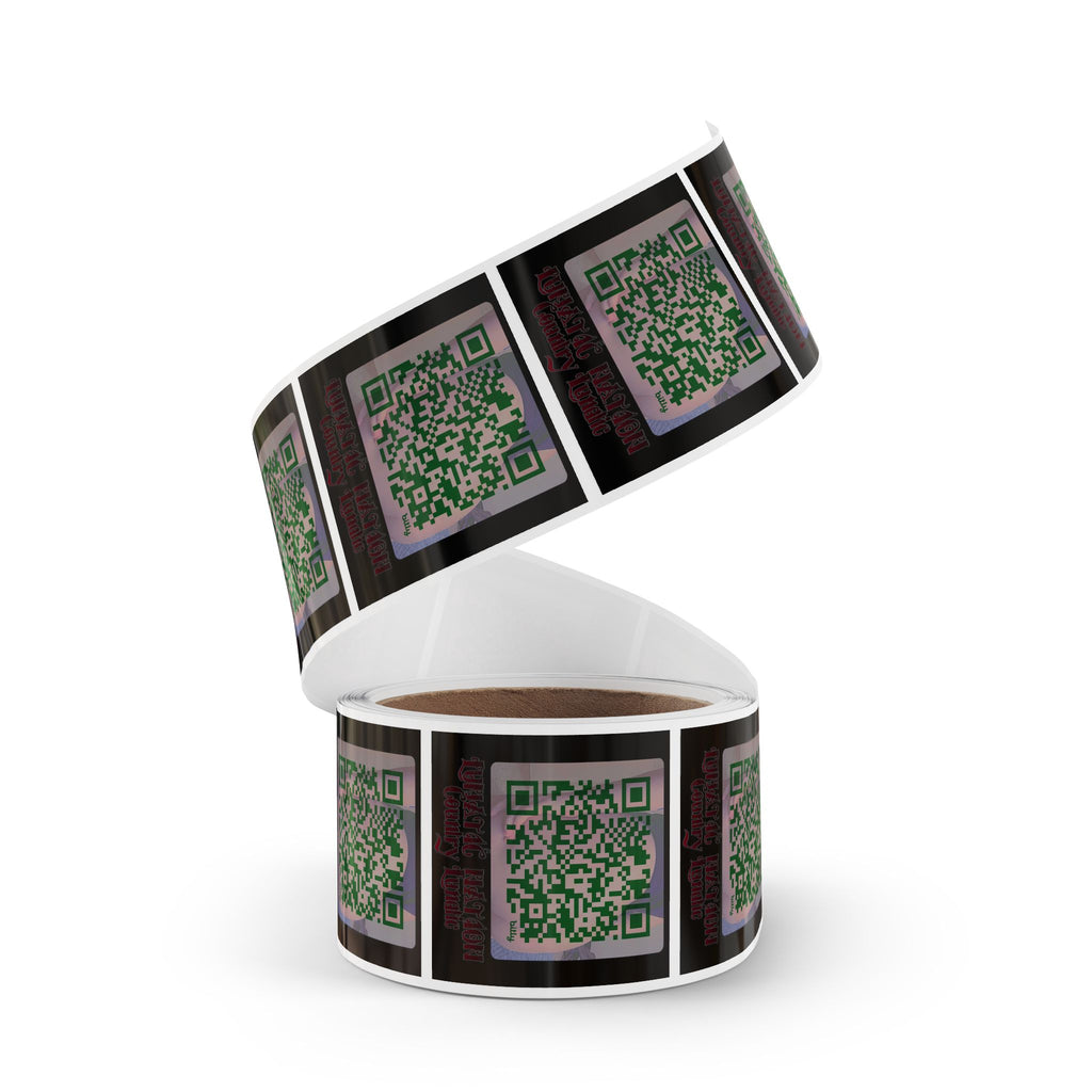 Sticker Rolls - Country Lunatics QR Stickers for Real Support