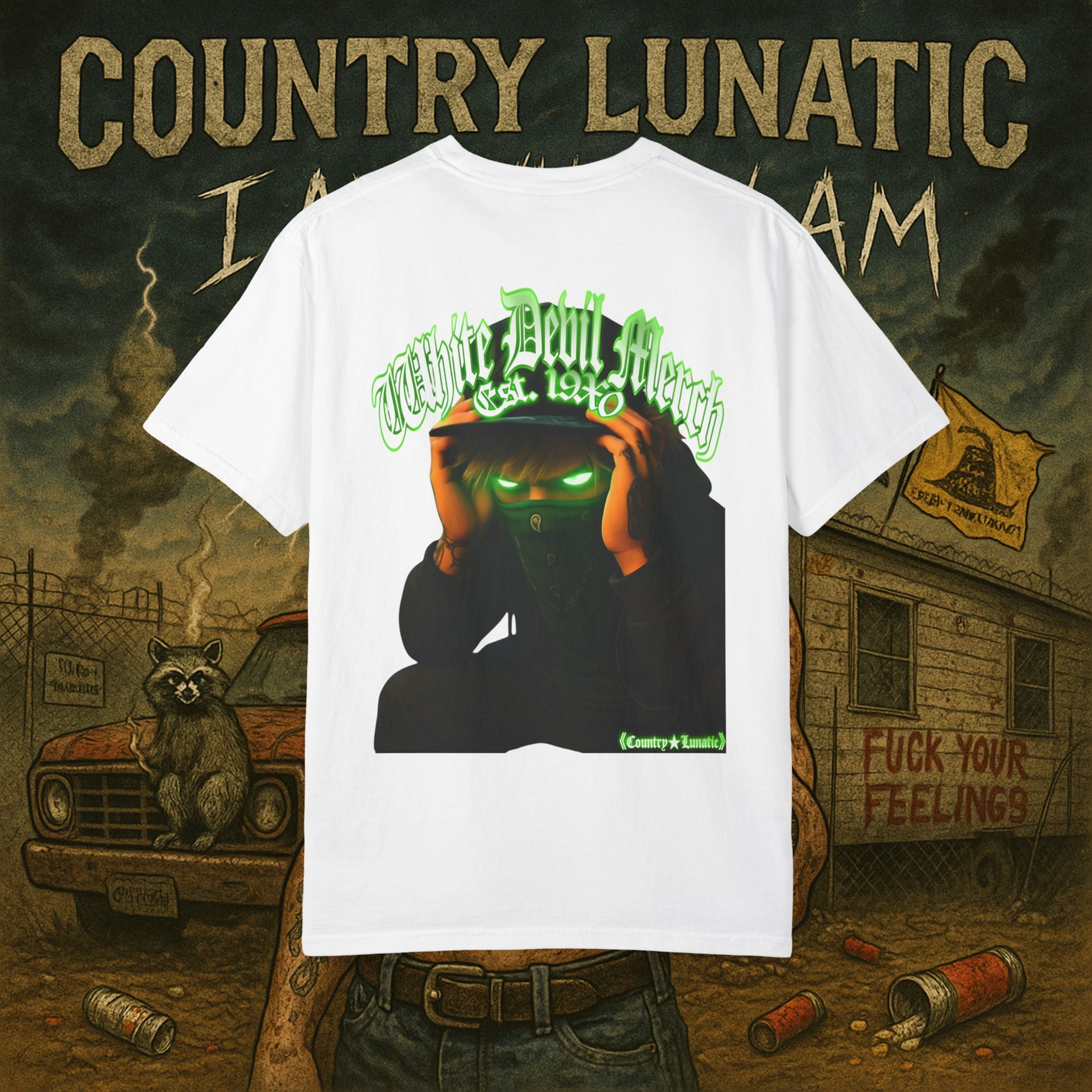 Country Lunatic Unisex T-shirt - 420 Roll Up Edition