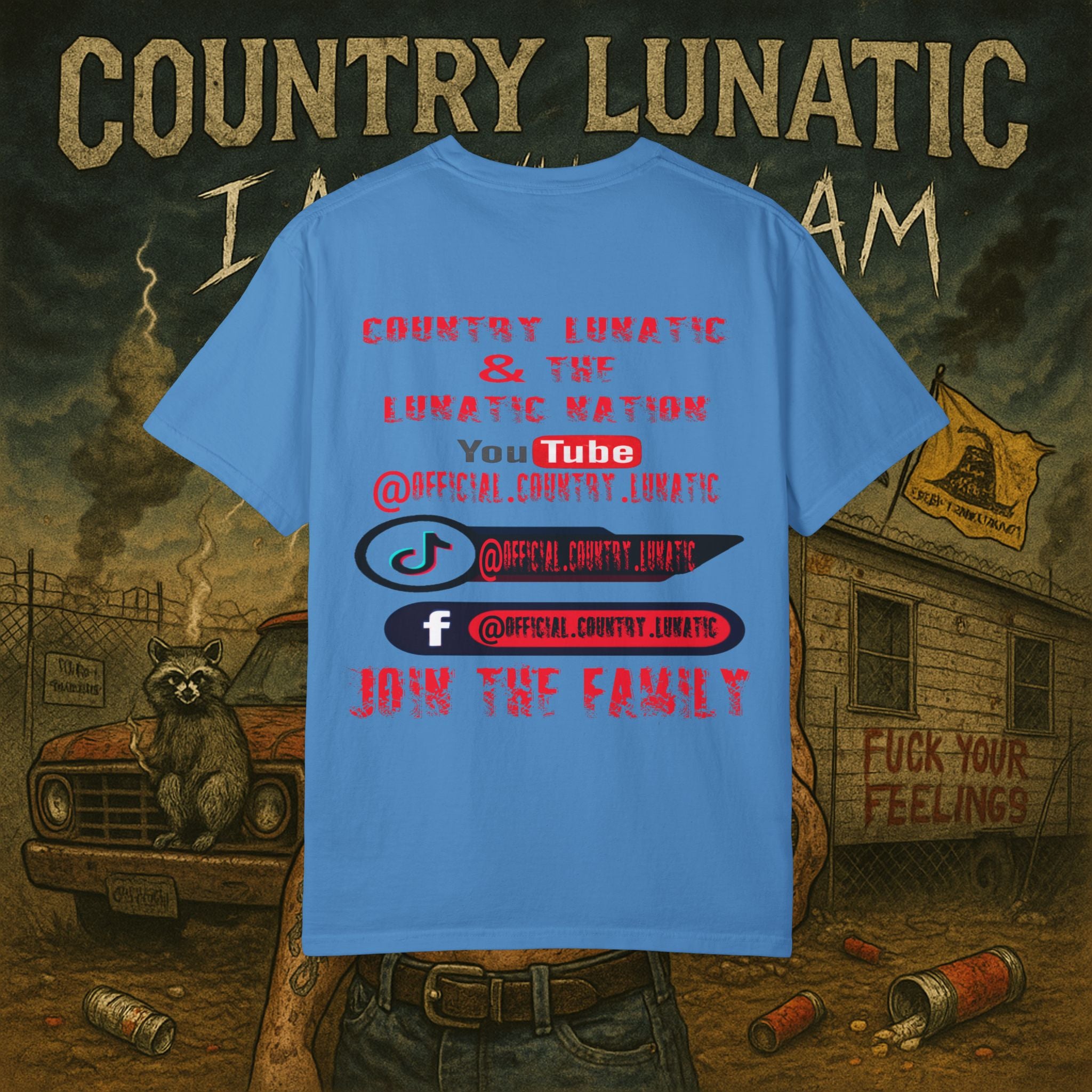 Country Lunatics Unisex T-shirt - For the Country Lunatic Fams