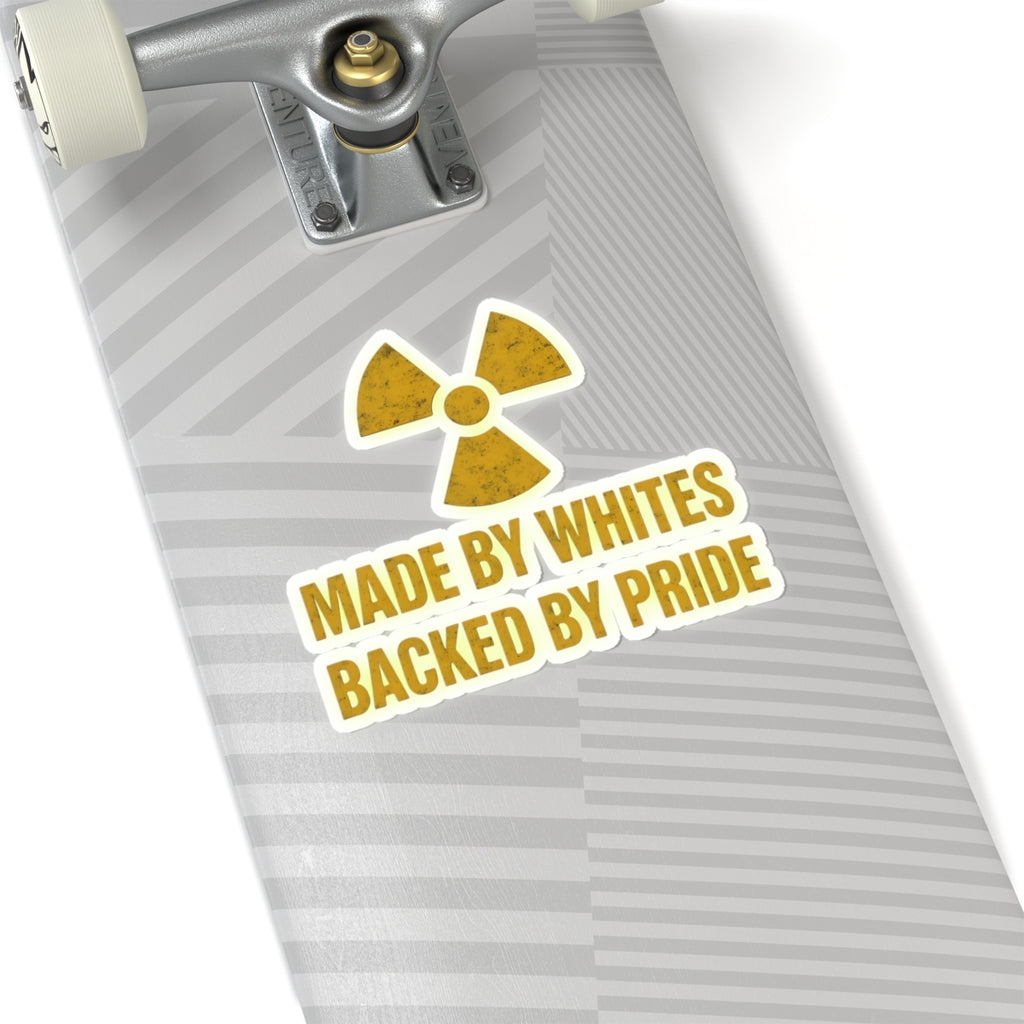 Sticker Set - 'MADE BY WHITE'S BACKED BY PRIDE'