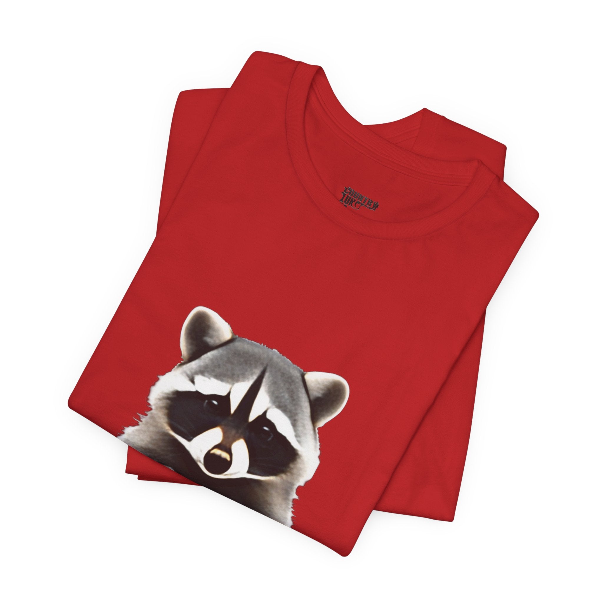 Country Lunatic Racoon Tee — 'F.C.W.B' Muscle Car Graphic Shirt