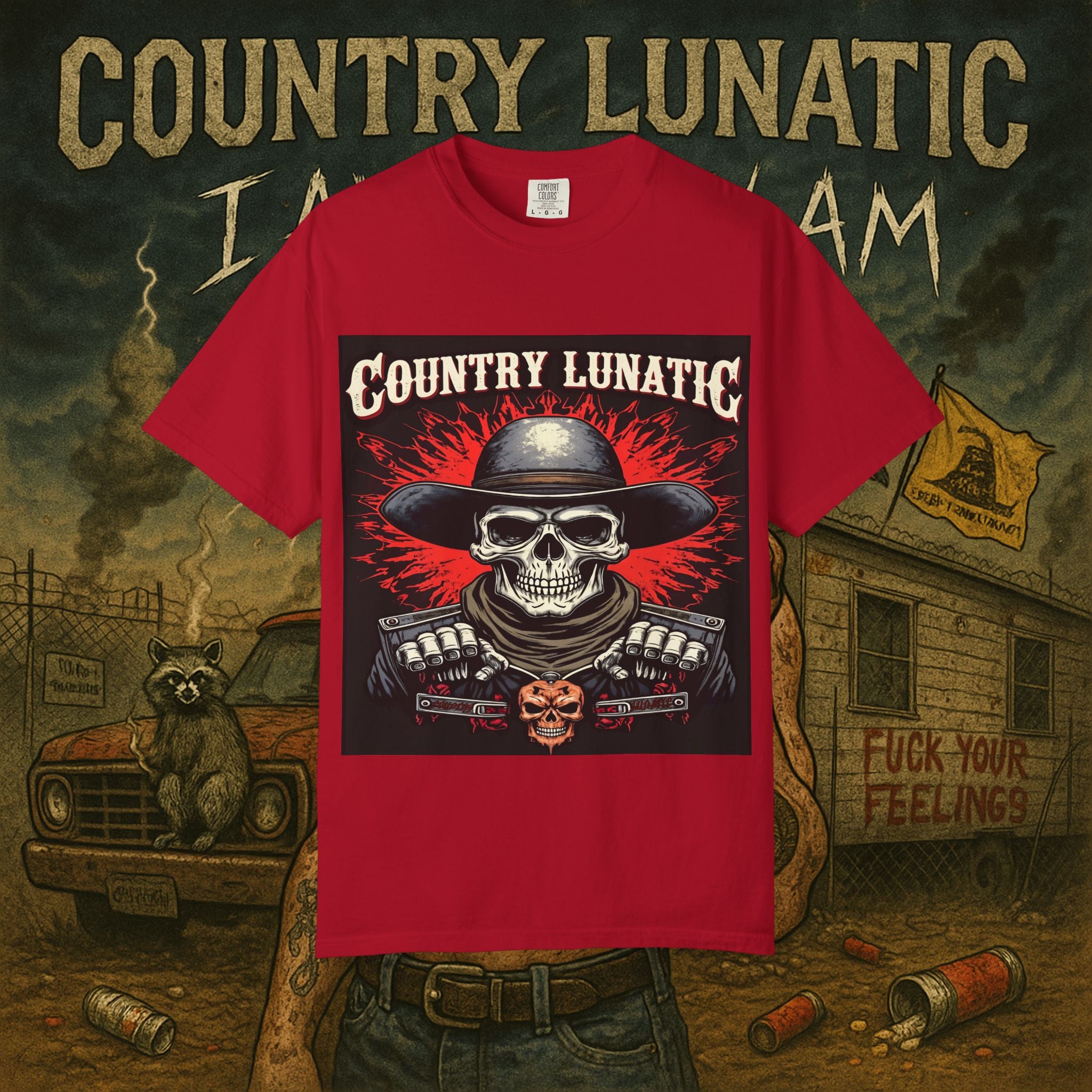 Country Lunatics Unisex T-shirt - For the Country Lunatic Fams