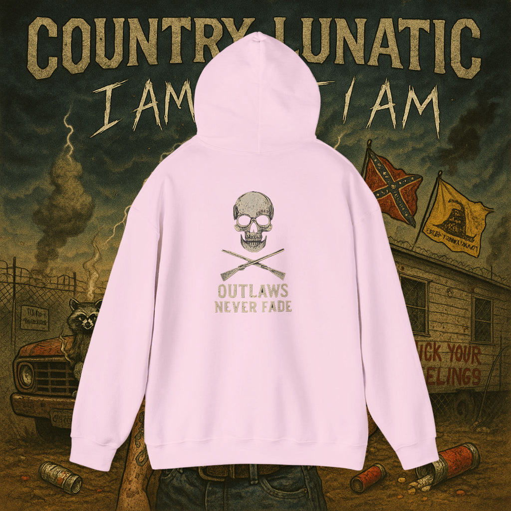 Country Lunatic Hooded Sweatshirt - Ride Hard, Die Loud