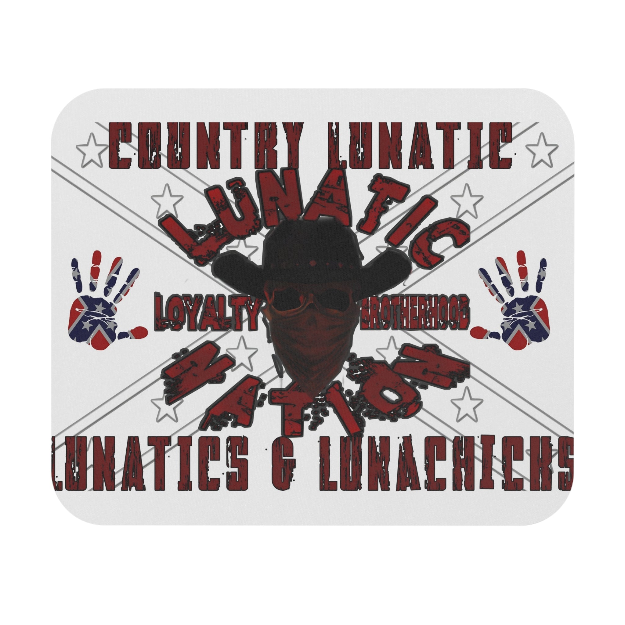 Mouse Pad: Lunatic Nation Flag Design