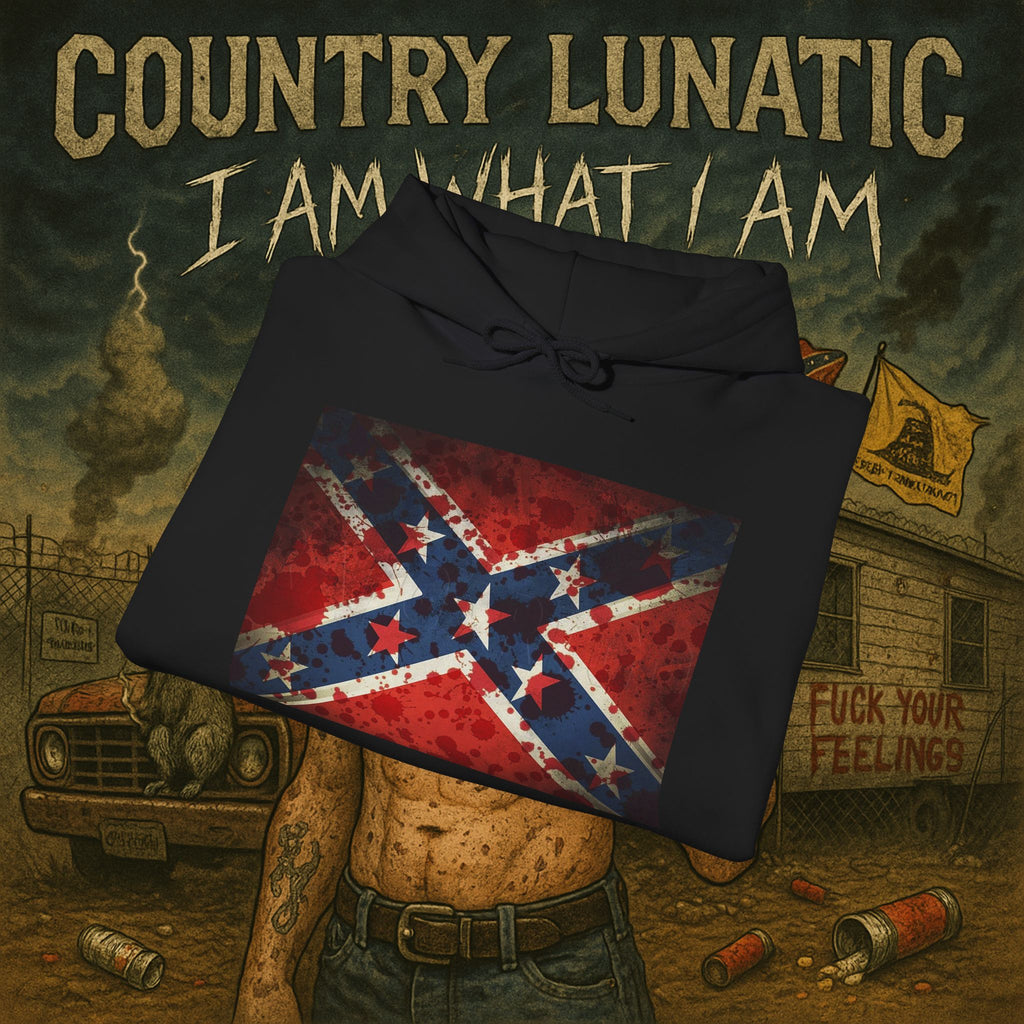 Lunatic Hooded Sweatshirt - Ride Hard, Die Loud