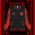 Letterman Jacket - F O W B Independent Records Country Lunatic’s Fam Design