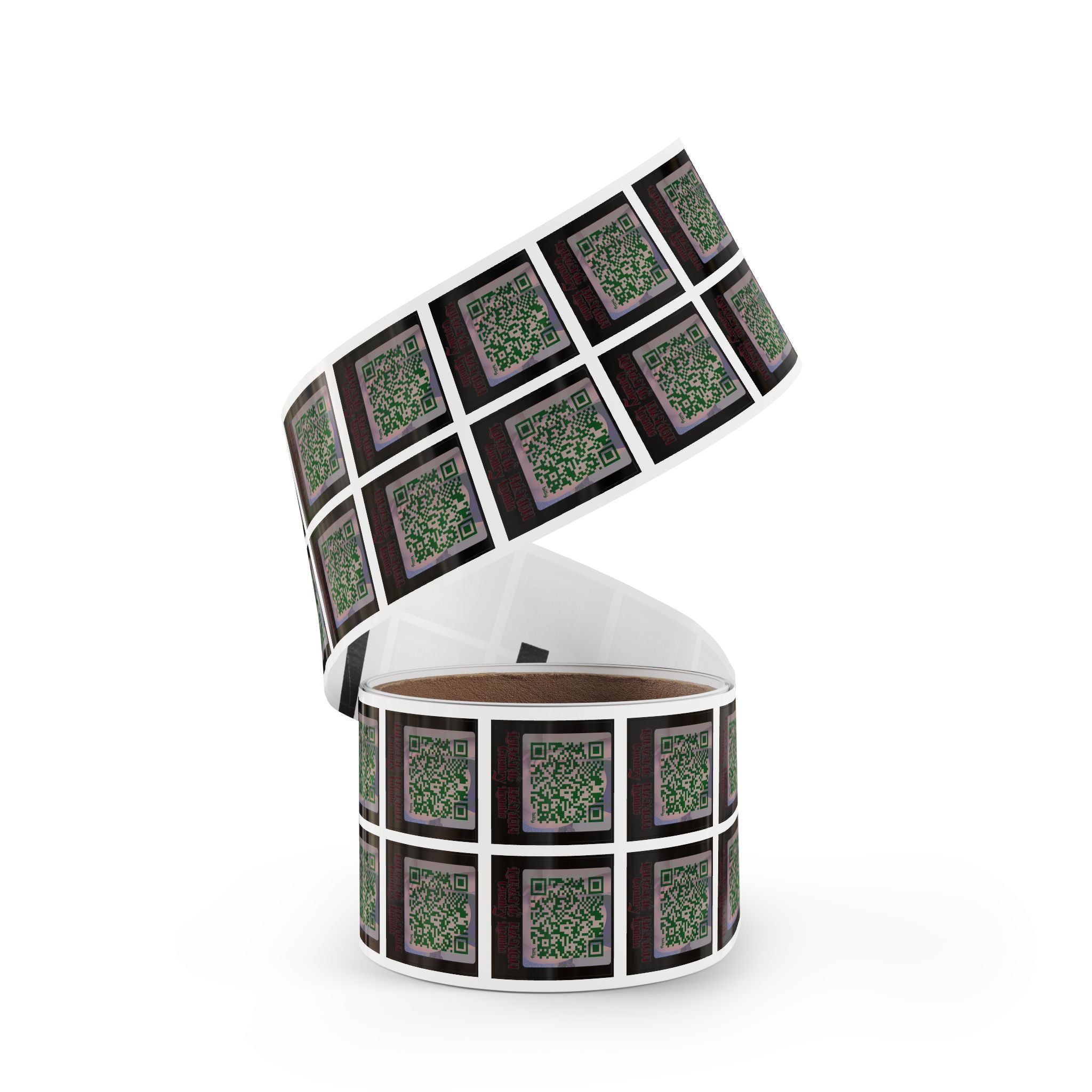 Sticker Rolls - Country Lunatics QR Stickers for Real Support