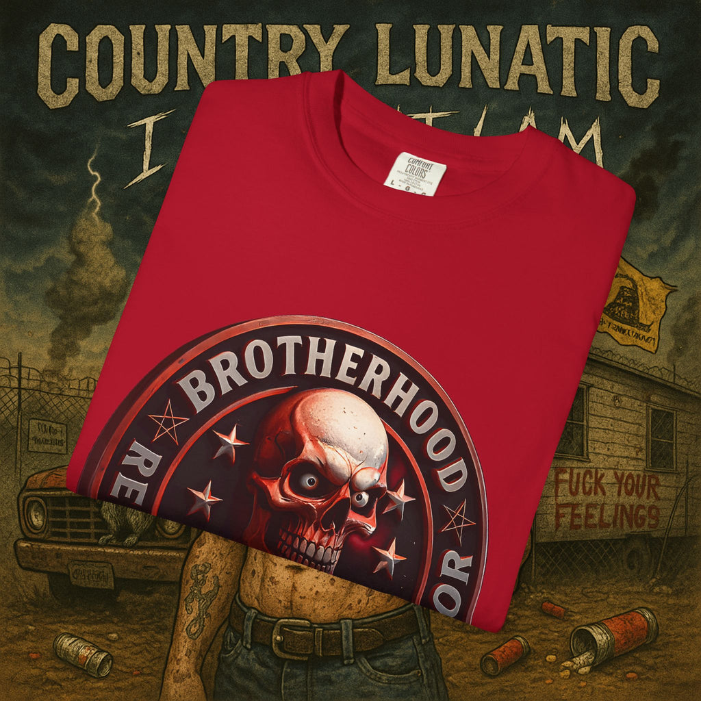 Country Lunatic Unisex Garment-Dyed T-shirt - Lunatic Nation Graphic Tee #2