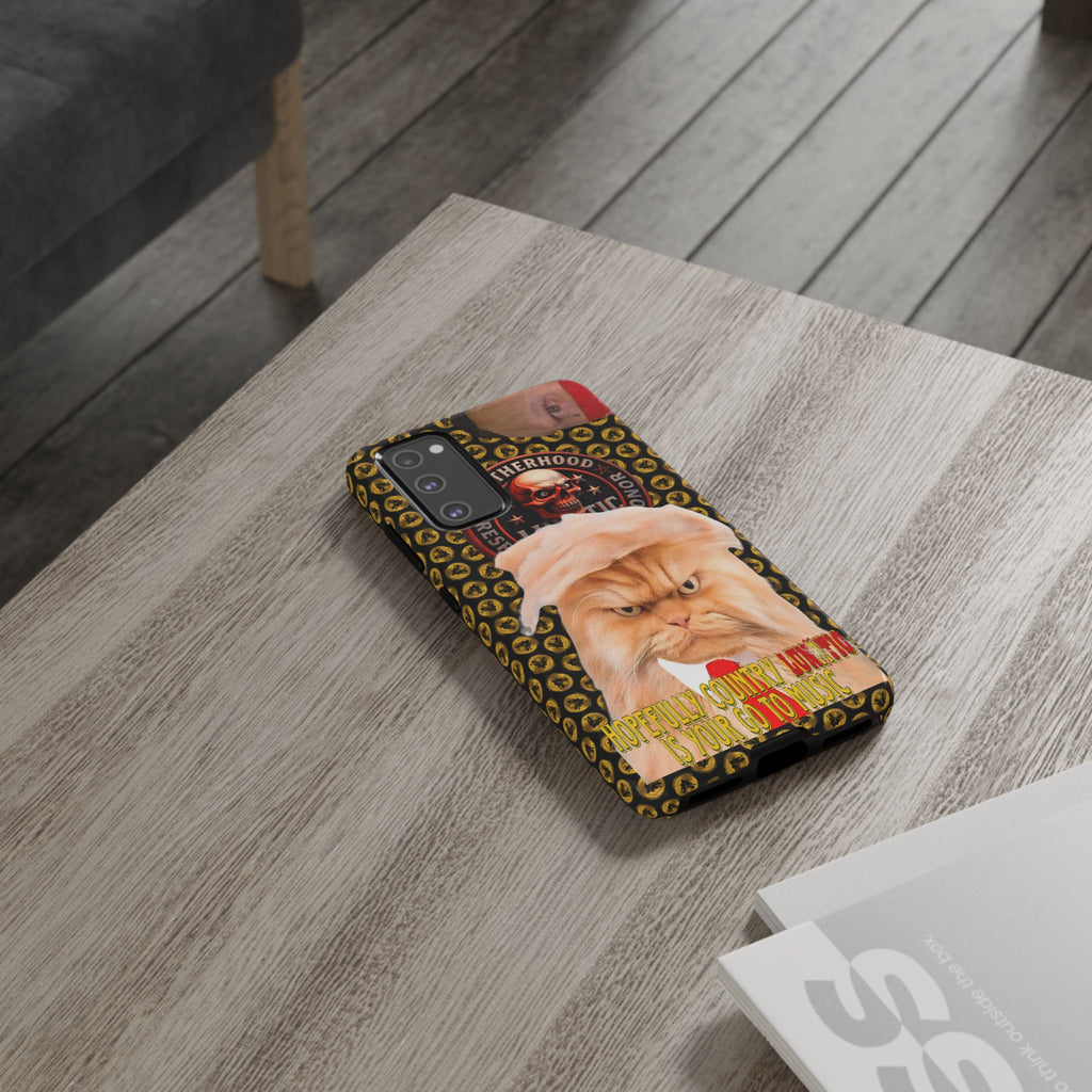 Phone Case - Kitty Country Lunatic Music Lover