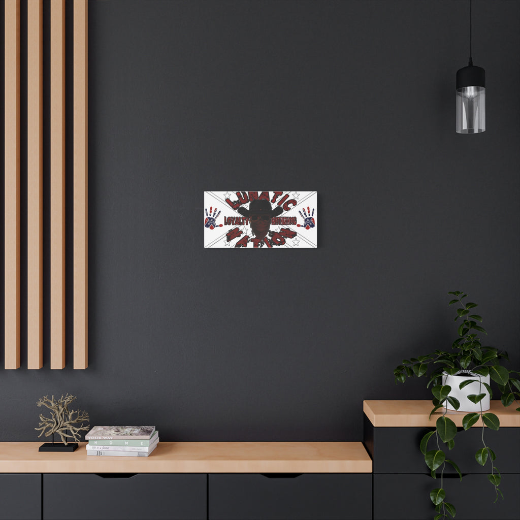 Country Lunatic Canvas Wall Art – Loyalty & Brotherhood Decor for Country Fans