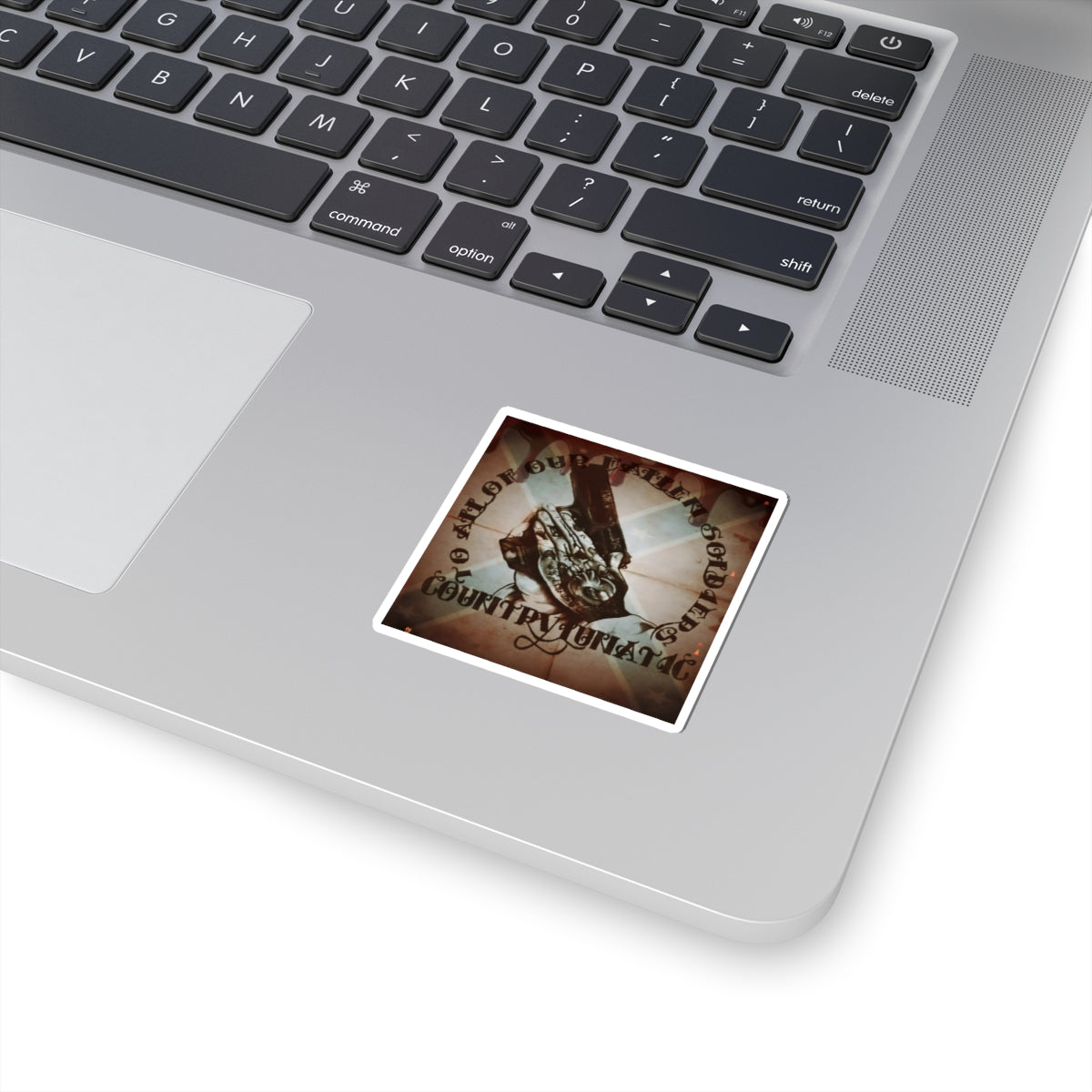 Stickers - Falling Outlaw Anthem Logo Country Lunatic Design
