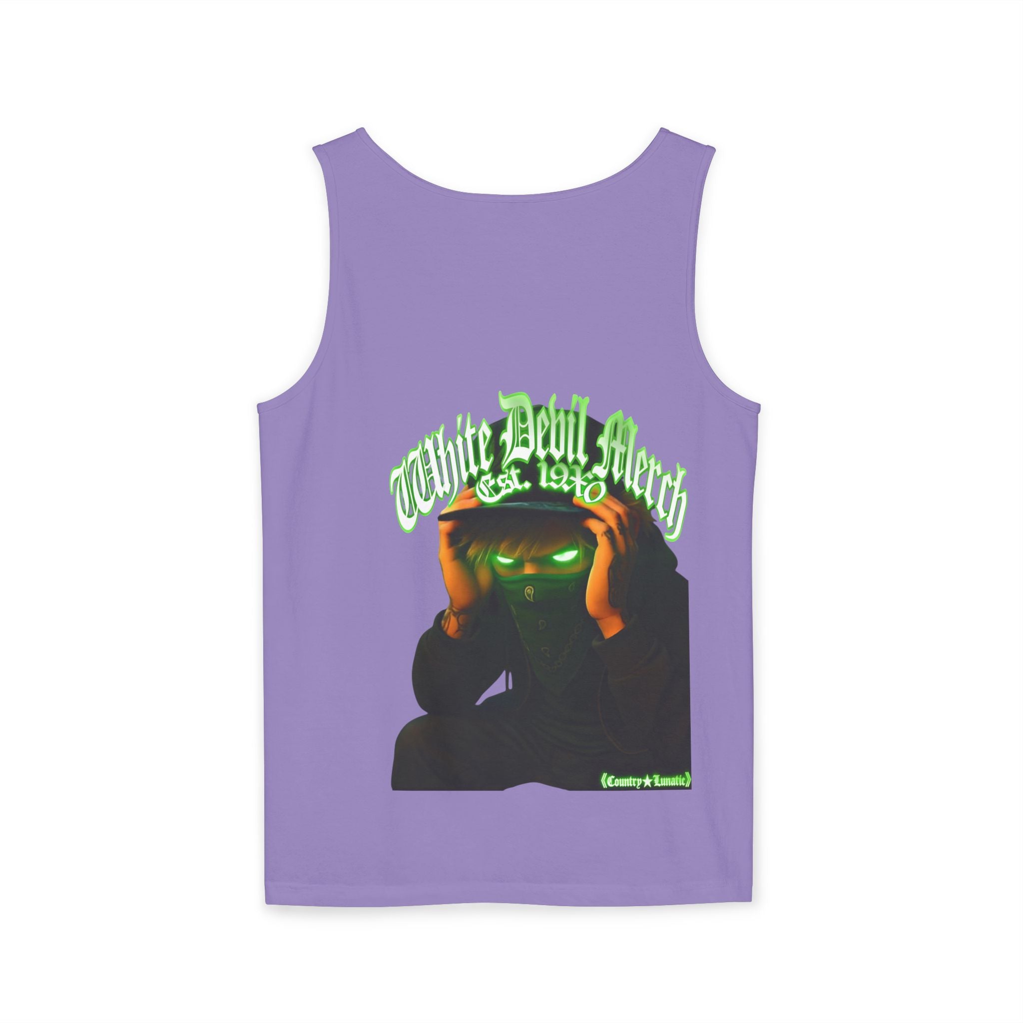 Tank Top White Gorilla Wife Beater Tank Unisex Garment-Dyed Collection