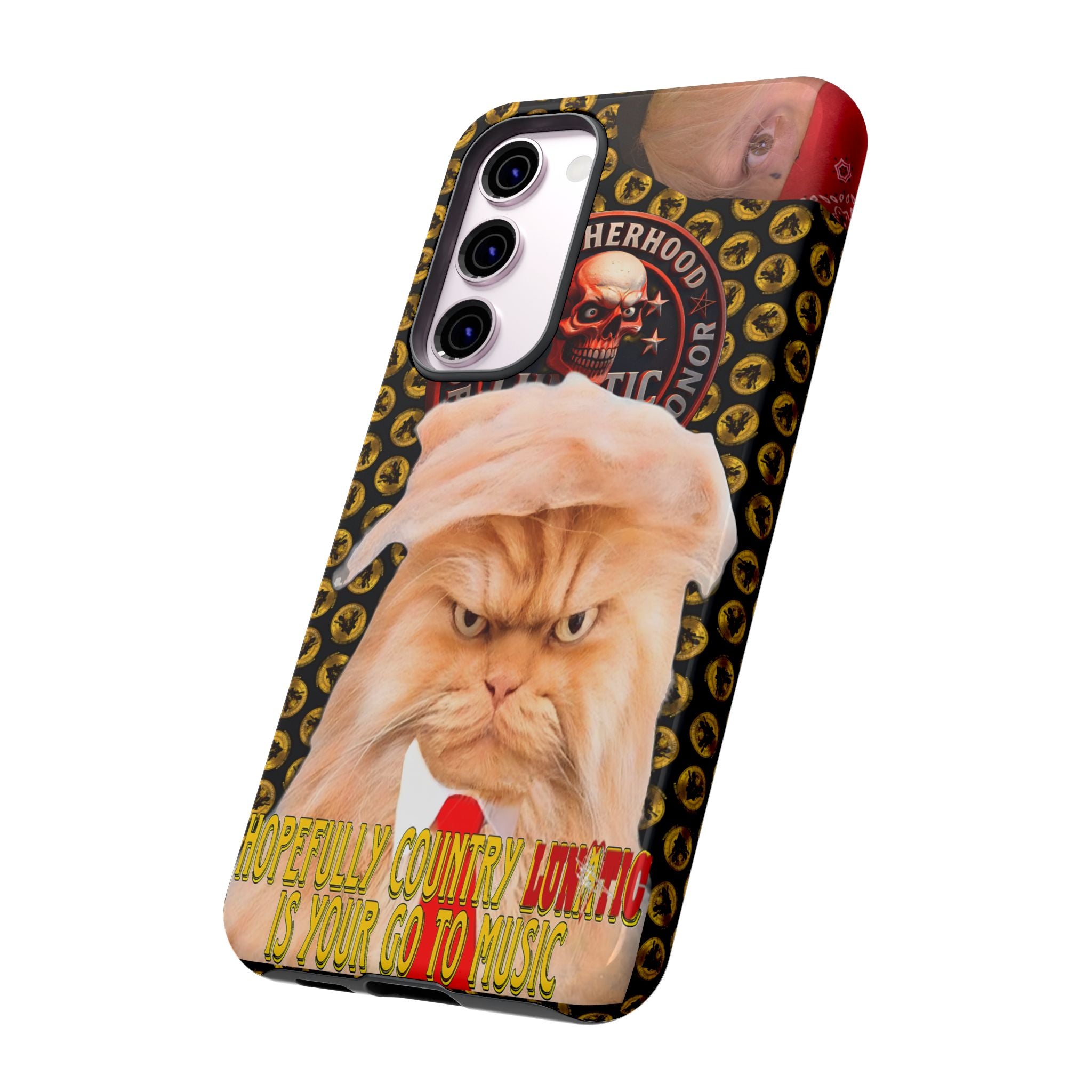 Phone Case - Kitty Country Lunatic Music Lover
