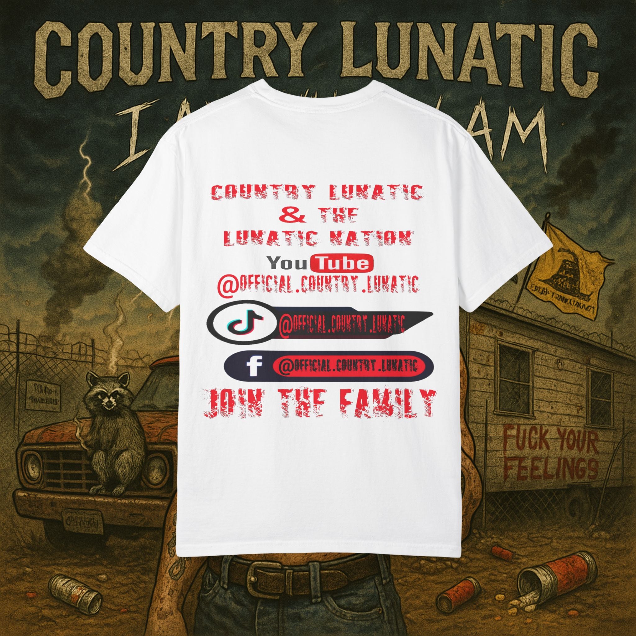 Country Lunatics Unisex T-shirt - For the Country Lunatic Fams