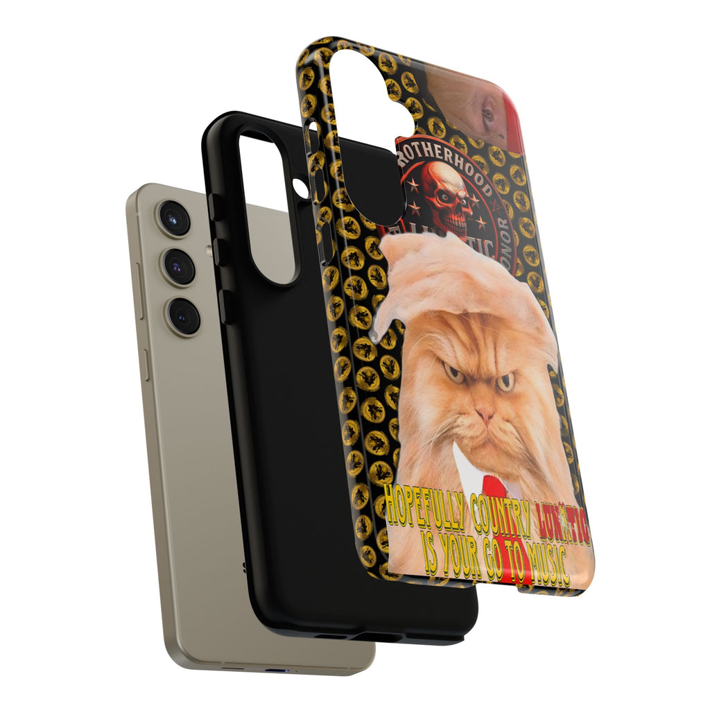 Phone Case - Kitty Country Lunatic Music Lover