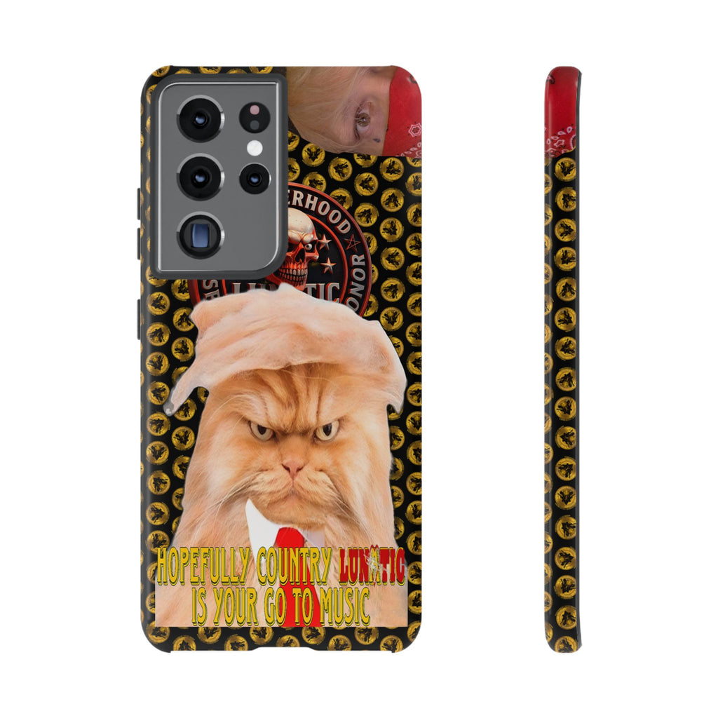 Phone Case - Kitty Country Lunatic Music Lover
