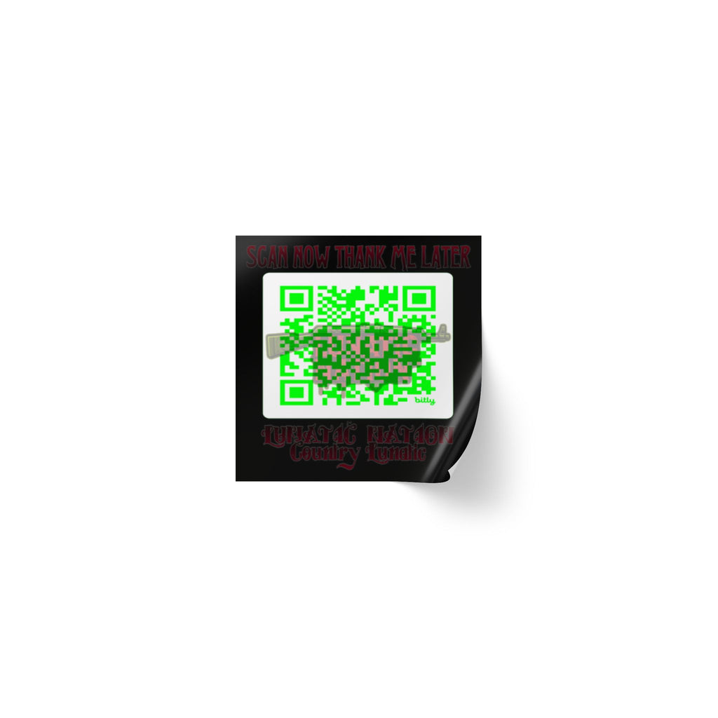 Country Lunatics QR Stickers for Real Support