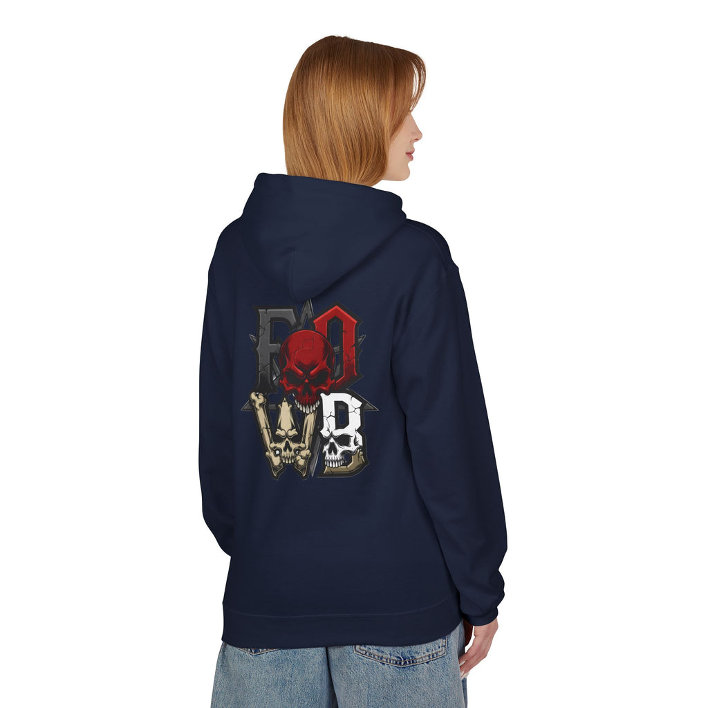 F.O.W.B. Back Art Hoodie — Graphic Midweight Fleece Sweatshirt